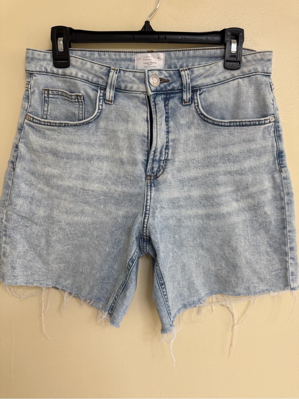 Light Wash Denim Women's Shorts - Classic Casual